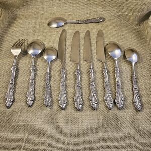 Pottery Barn Wave Pewter Handle Flatware Replacement Discontinued